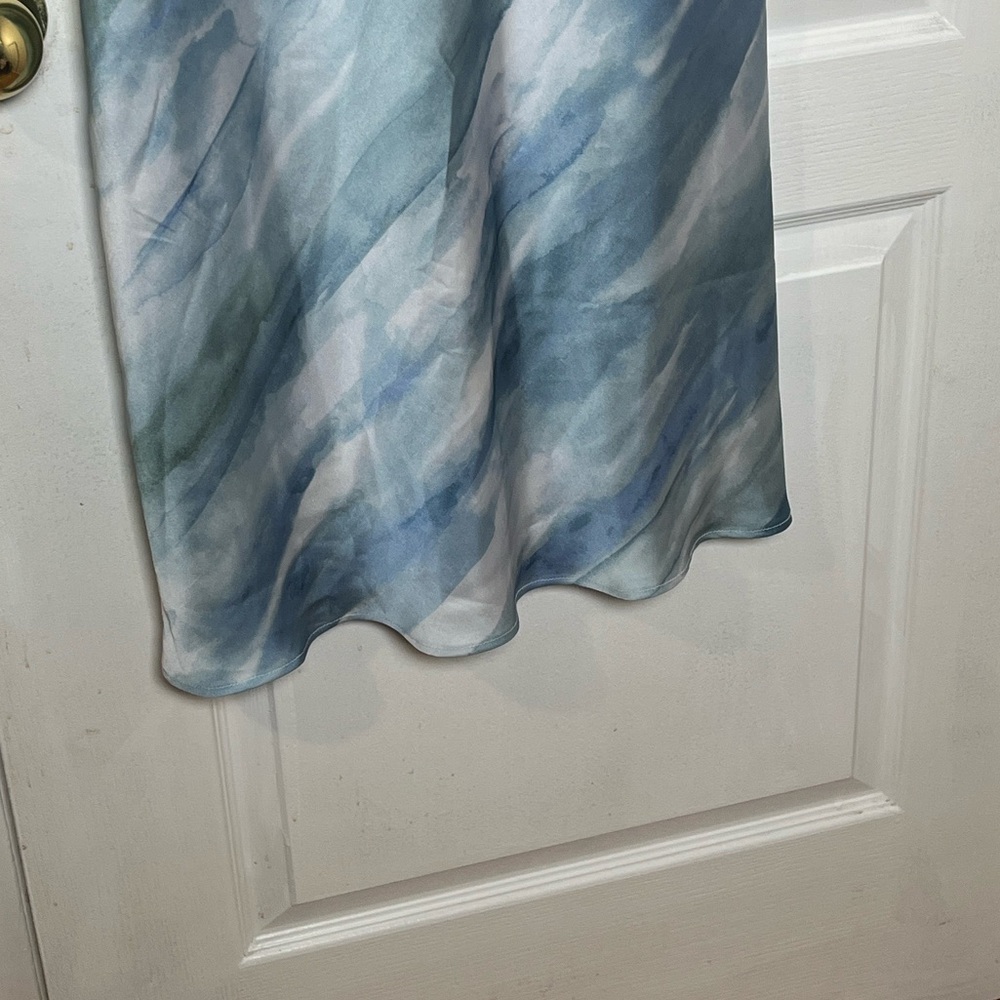 Ardene Blue and White Midi Dress - Picture 2 of 3